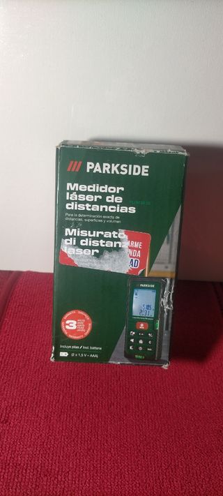 Medidor láser Parkside distancias