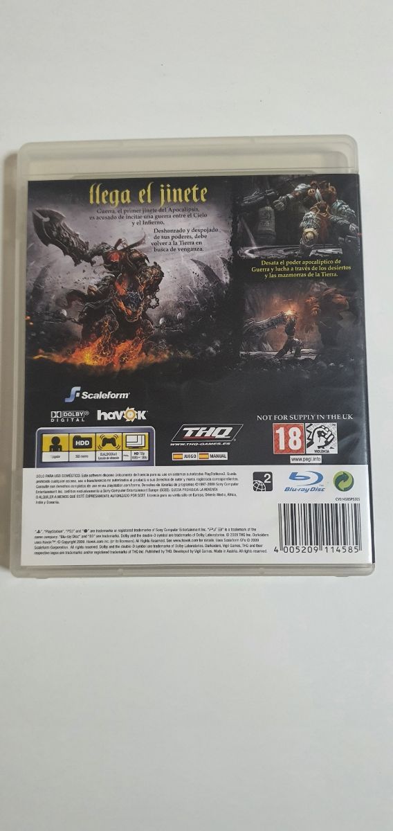 Darksiders PS3 - Juego Completo