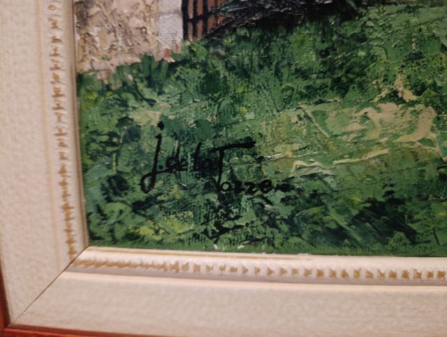 Cuadro Óleo Colegiata Santillana Mar