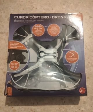 Drone con cámara - blanco