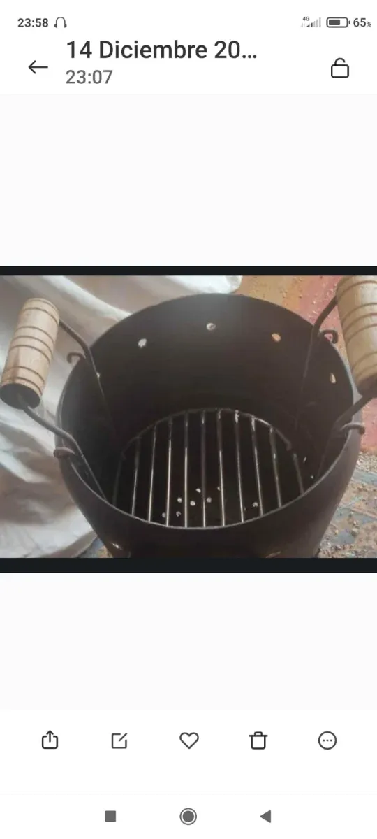 Olla ferroviaria artesanal