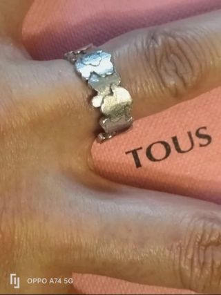 OFERTA¡¡¡ Anillo TOUS plata - como NUEVO 
Talla 12