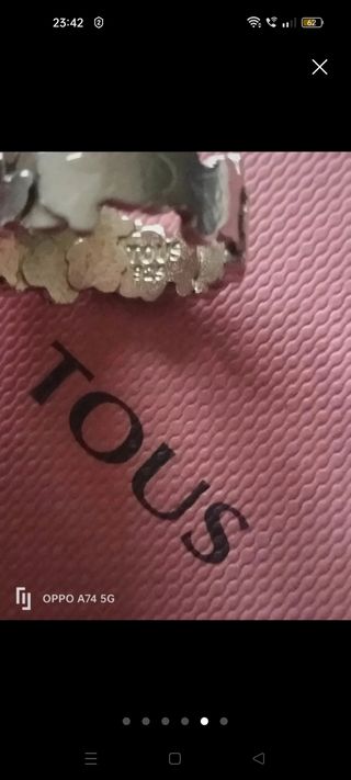OFERTA¡¡¡ Anillo TOUS plata - como NUEVO 
Talla 12