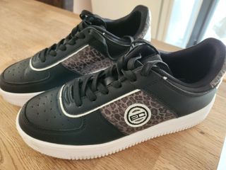 Sneakers Enrico Coveri - nere e marrone