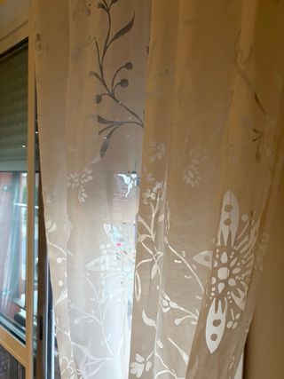 Cortinas blancas - 2 uds.