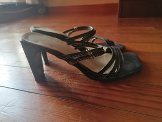 Sandalias tacón D.JIM negras