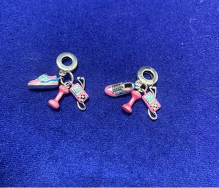 Charm Zapatilla mancuerna Fitness pulsera Pandora