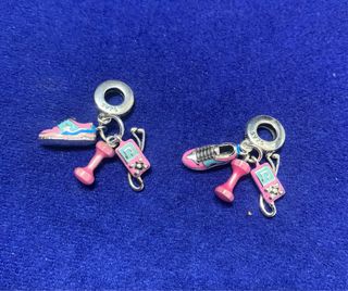 Charm Zapatilla mancuerna Fitness pulsera Pandora