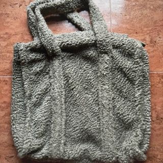BOLSO TOTE BAG VERDE PELO SINTETICO