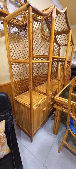 Mueble de caña bambu