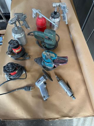 Attrezzi per verniciatura e levigatura