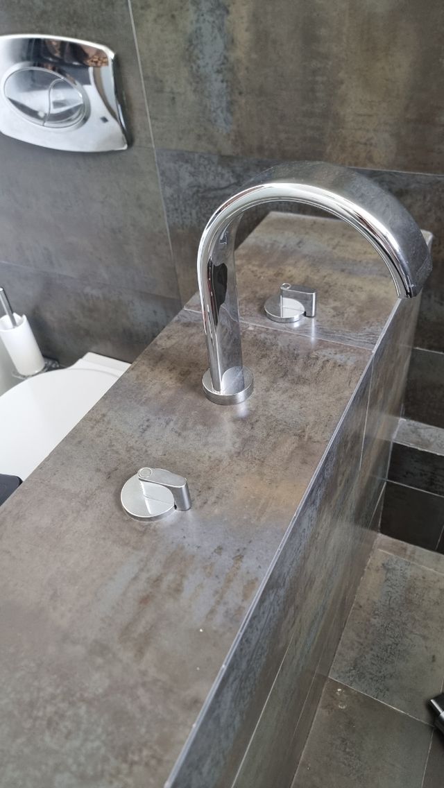 Grifo Baño Moderno - Metal Cromado