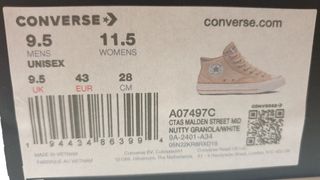 Converse Semibota Beige Talla 43