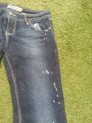 Jeans rotos mujer | Azul oscuro