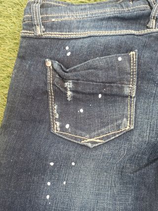 Jeans rotos mujer | Azul oscuro