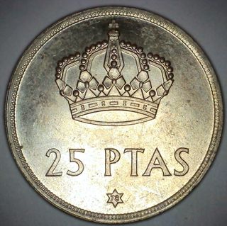 25 Pesetas España 1975 *78