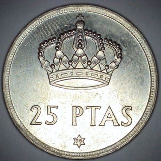 25 Pesetas España 1975 *79