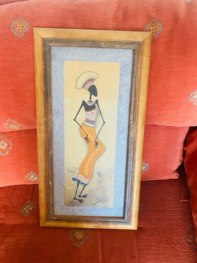 2 Cuadros Arte Africano - Nuevos