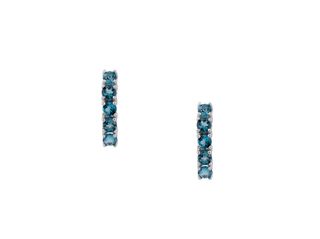 pendientes oro 18k con piedra con topacio