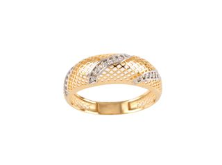 anillo oro 18k con piedra con circonita