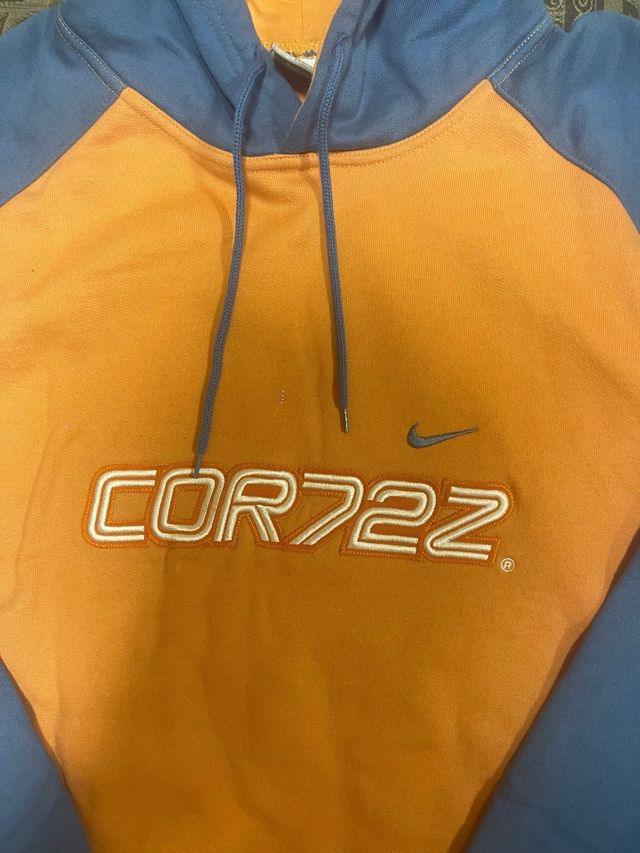 Sudadera Nike Cortez Azul Naranja