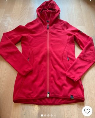 Chaqueta Salewa roja mujer