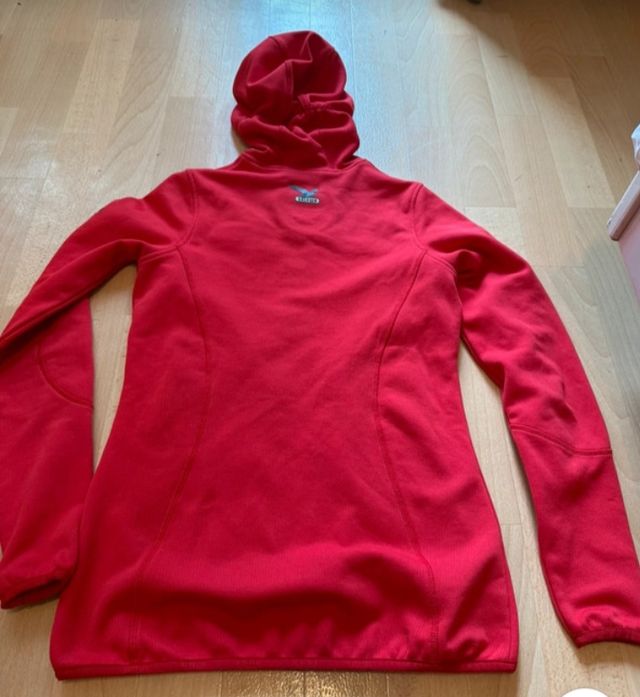 Chaqueta Salewa roja mujer