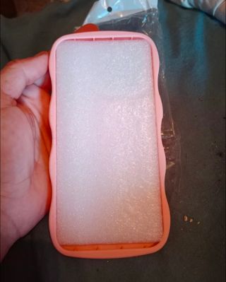 Funda silicona iPhone 12 Pro Max rosa