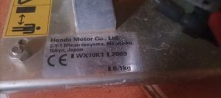 Motobomba Honda WX10  gasolina