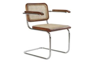 SILLA CESCA REPOSABRAZOS MARRON NUEVA