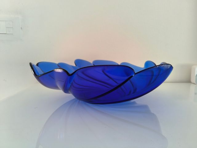 Svuotatasche vetro blu - Centrotavola