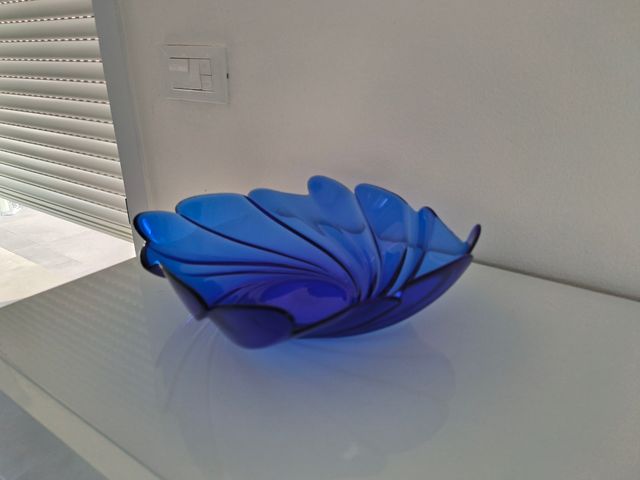 Svuotatasche vetro blu - Centrotavola