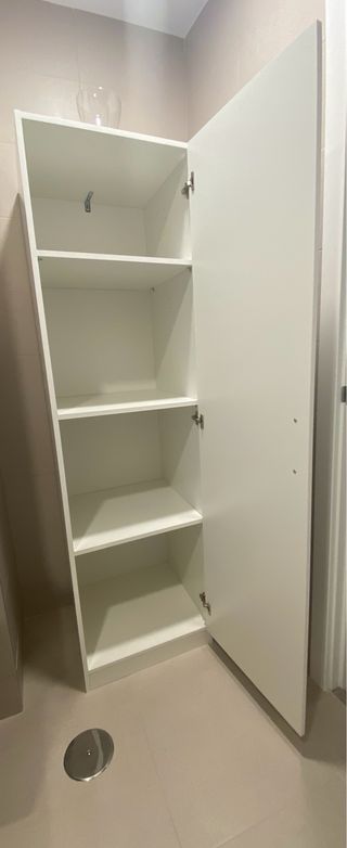 Armario baño blanco - columna 50x50x176