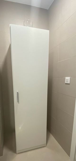 Armario baño blanco - columna 50x50x176
