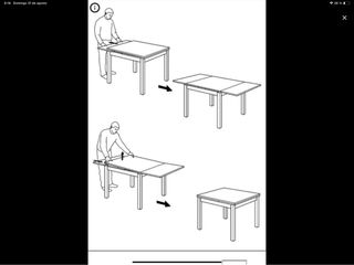 Mesa extensible IKEA BJURSTA, roble