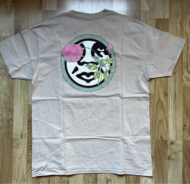 Camiseta Obey L Beige