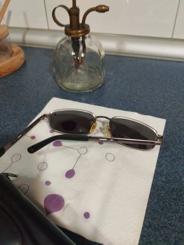 Gafas Lois vintage - Gris plata