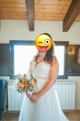 Vestido novia blanco roto - Pronovias