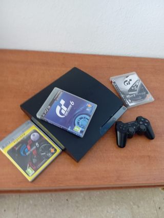 PS3 (PlayStation 3) + 3 juegos