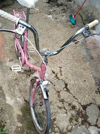 Bicicleta BH paseo vintage rosa