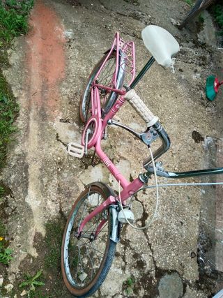 Bicicleta BH paseo vintage rosa
