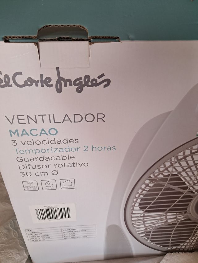 Ventilador Macao El Corte Inglés - 30cm