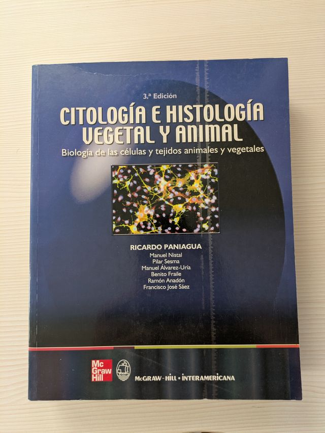 Citología e histología vegetal y animal.