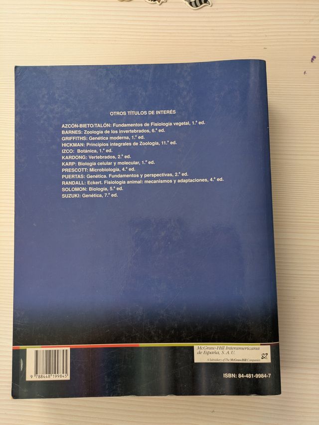 Citología e histología vegetal y animal.