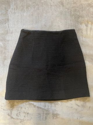 Mini Falda Mango Negra - Talla XS