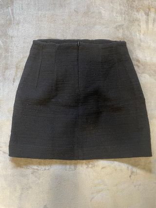 Mini Falda Mango Negra - Talla XS