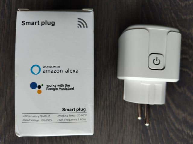 Enchufe inteligente con medidor de consumo - Tuya