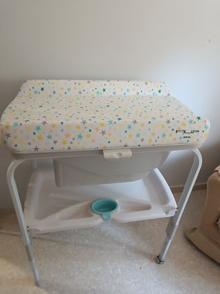 Bañera Bebe Flip Jane - cambiador
