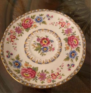 Taza porcelana inglesa - Flores