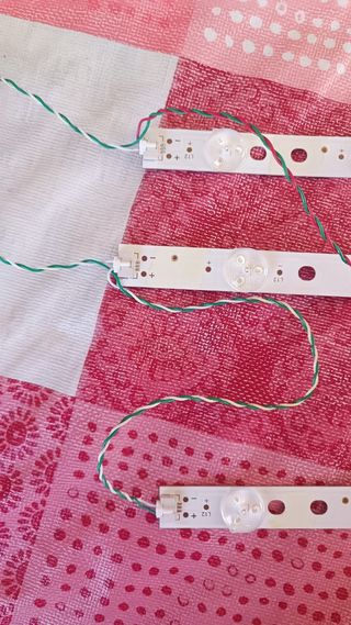 Set 3 TIRAS LED TV Hitachi 50HAK5751 50HK5600